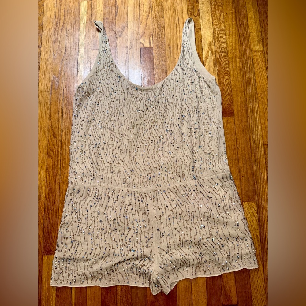 Zara beaded short romper